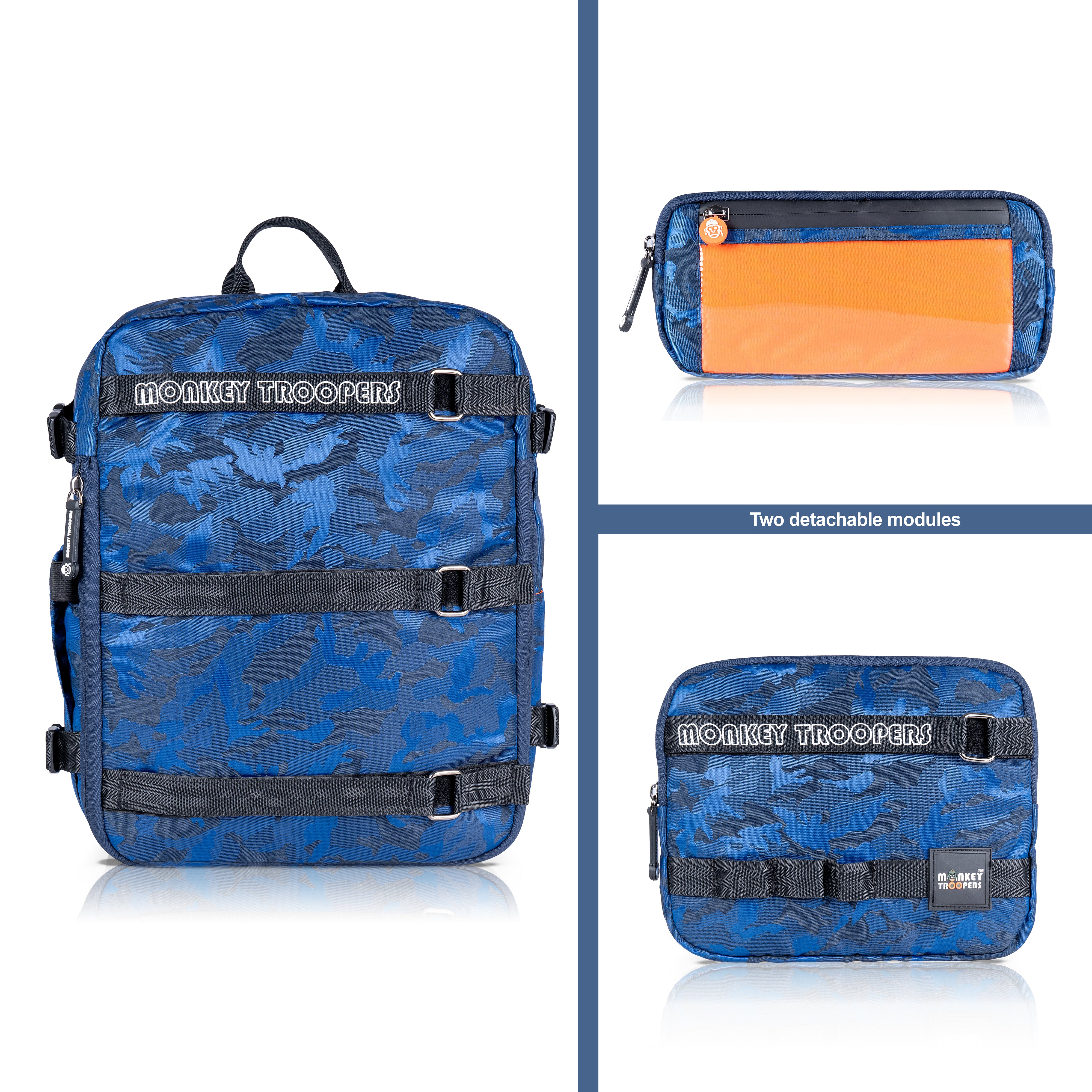 Walky Backpack | Blue Camo