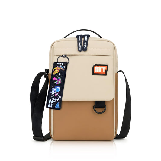 Byte Crossbody | Cream-Brown