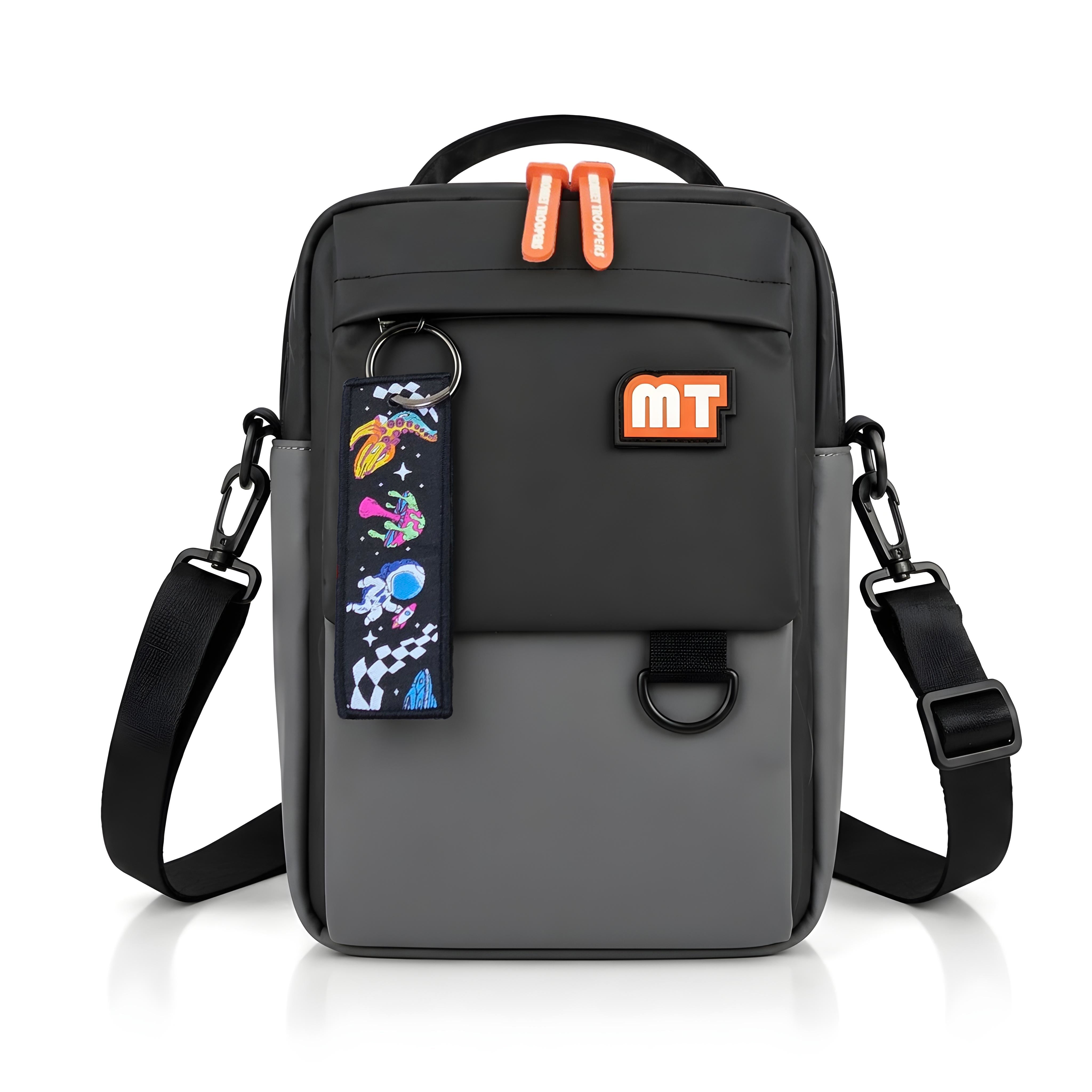 Byte Crossbody | Black-Grey