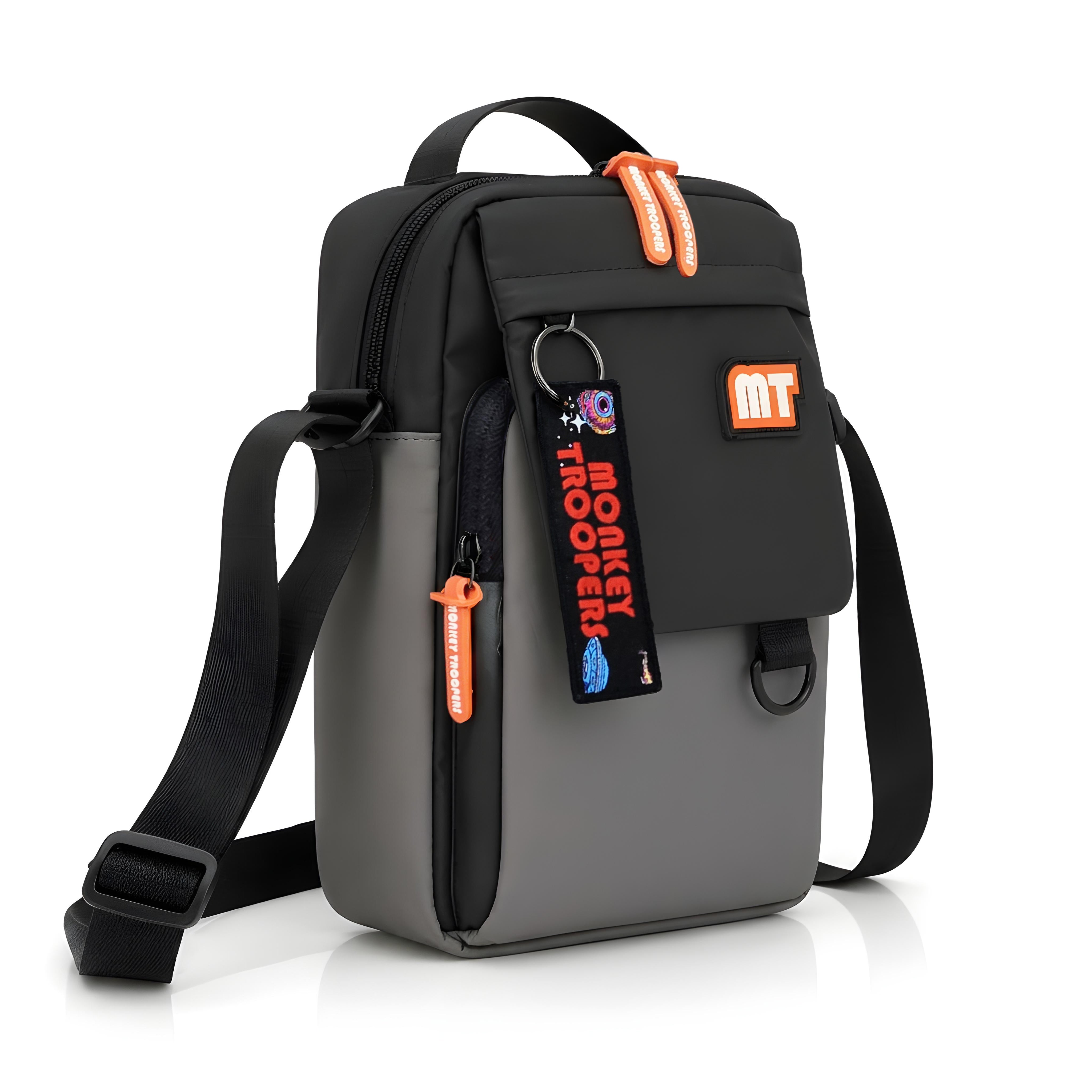Byte Crossbody | Black-Grey