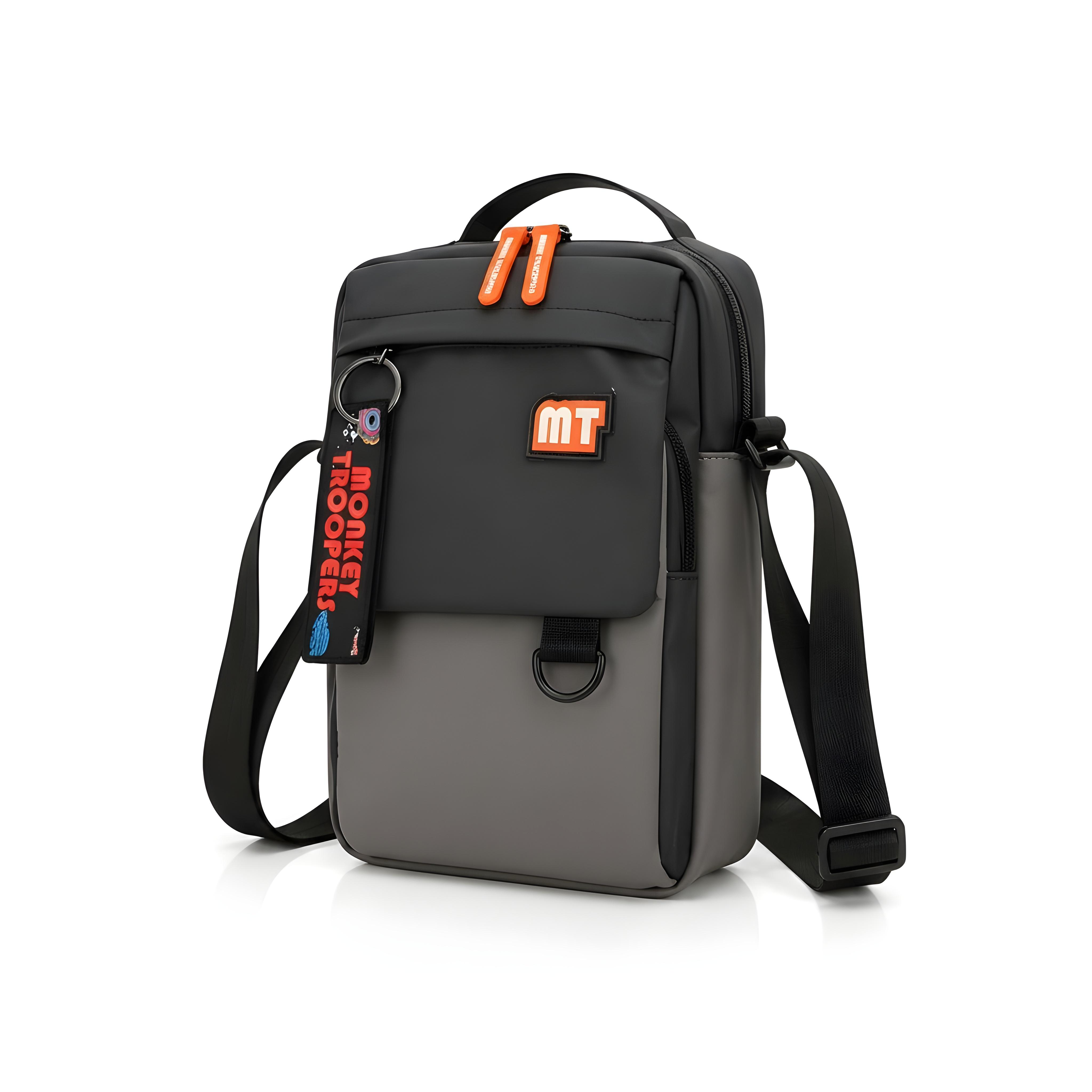 Byte Crossbody | Black-Grey