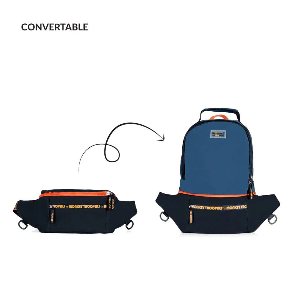 Banger Convertible Backpack | Black-Navy