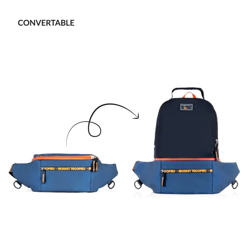 Banger Convertible Backpack | Navy-Black