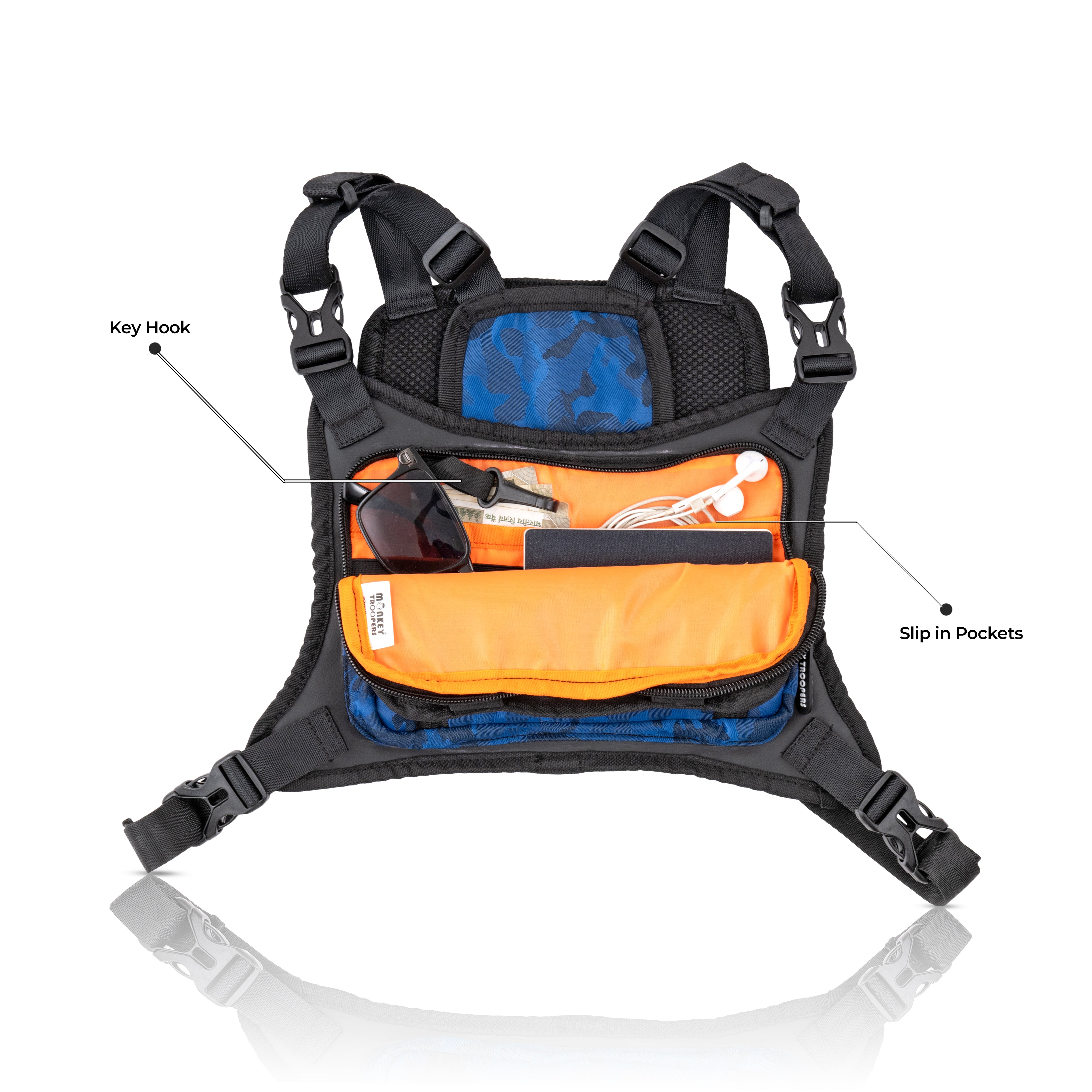 TORQUE Harness | Blue Camo