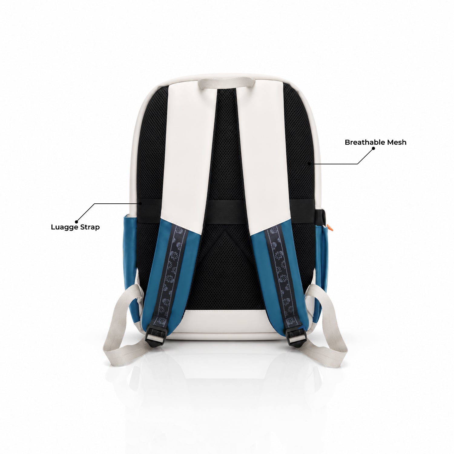 Trippy Backpack | Blue-White